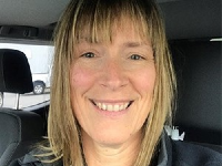 photograph of Trudy Dolan - she is close to the camera with a friendly smile