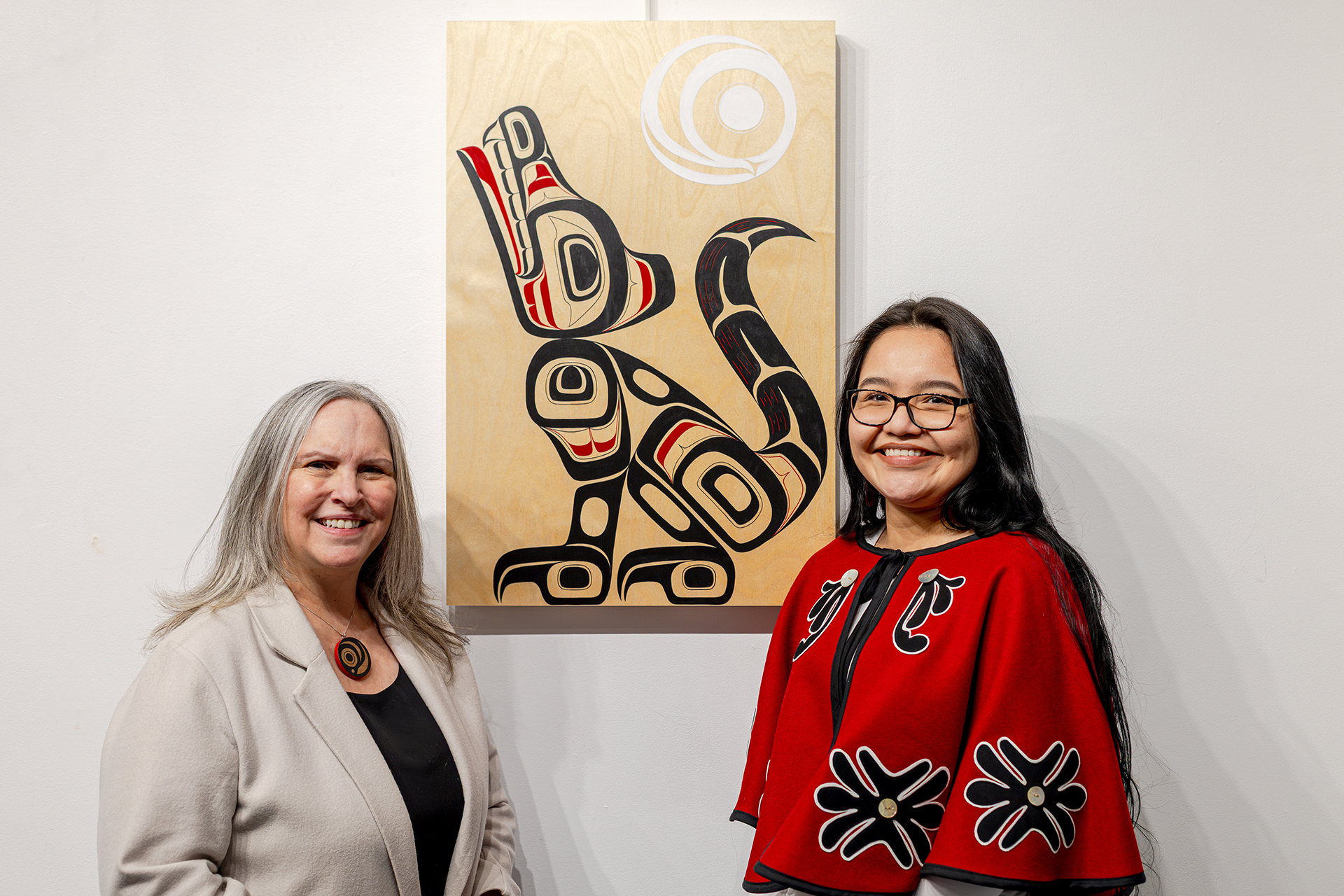 2026 Honourable Mention Award Winner Wenda Day with President Laurie Waye