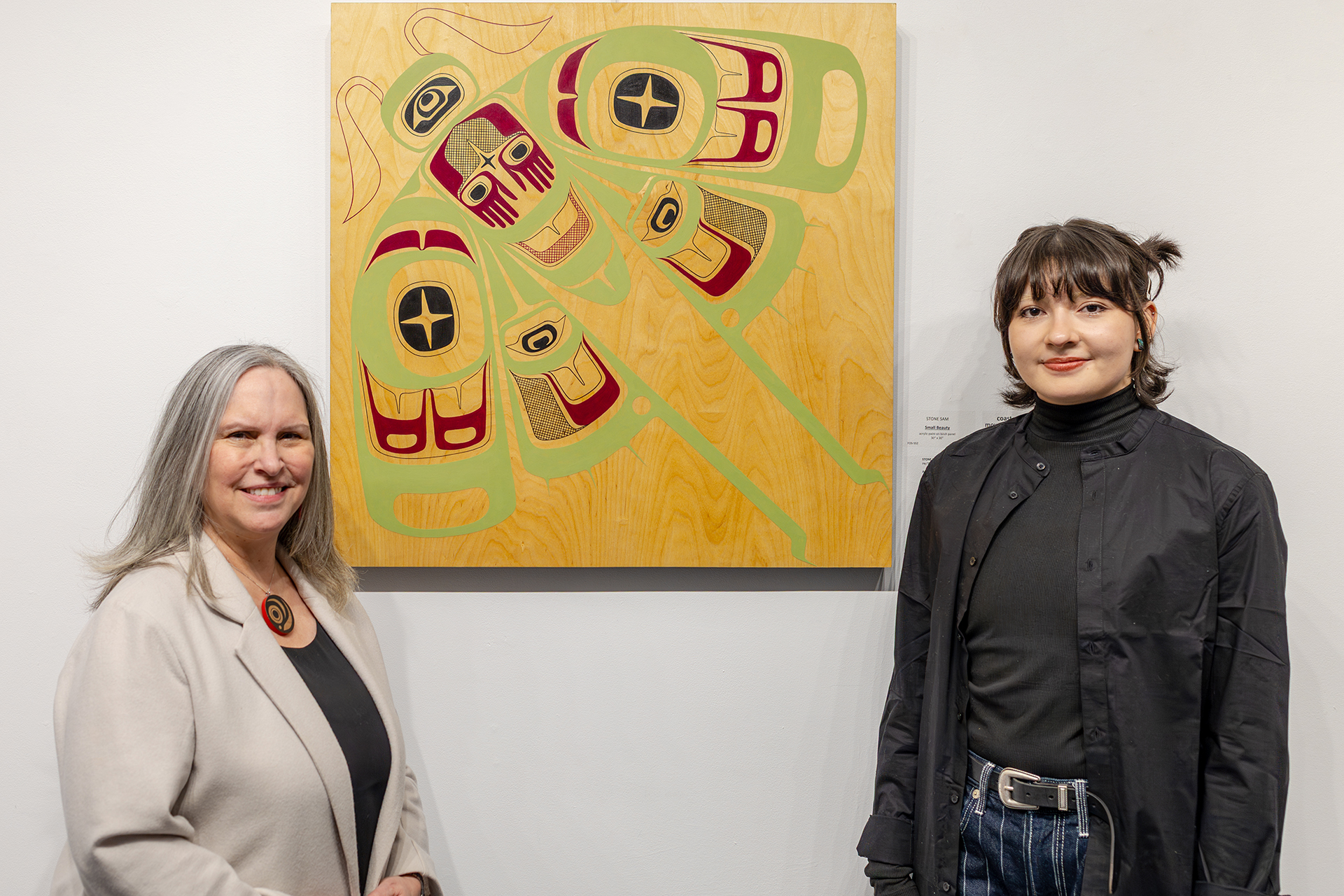 2026 President's Choice Award Winner Stone Sam with President Laurie Waye