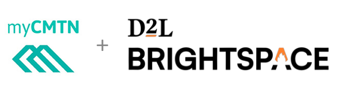 d2l-brightspace-card Decorative: myCMTN and D2L Brightspace brand images